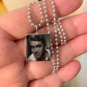 Jimmy Stewart Scrabble Tile Necklace